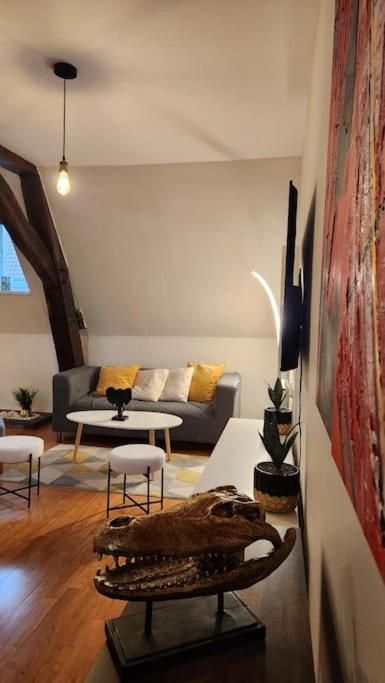 Grand Duplex Du Beffroi Apartment Douai Bagian luar foto